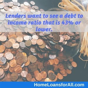 have a good debt to income ratio