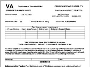 va certificate of eligibility