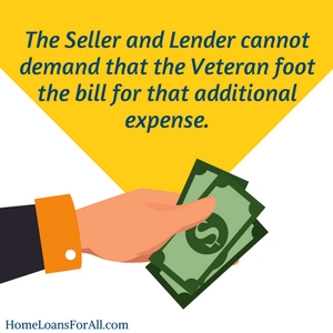 who pays the va appraisal fees_