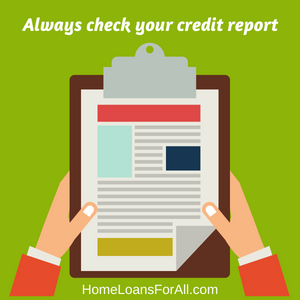 credit report homeloan